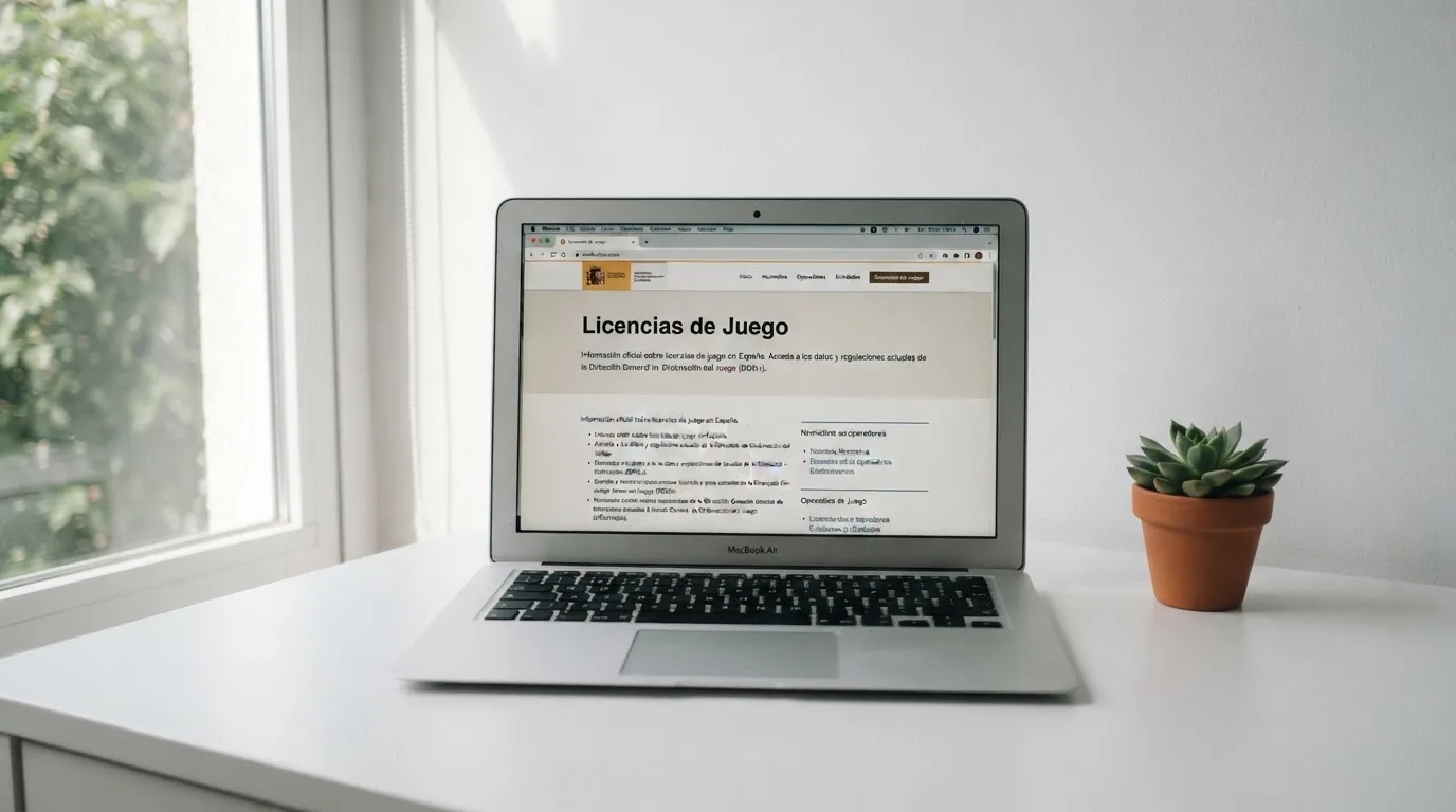 Fotografía de un navegador de internet abierto en un ordenador portátil sobre un escritorio limpio y luminoso.